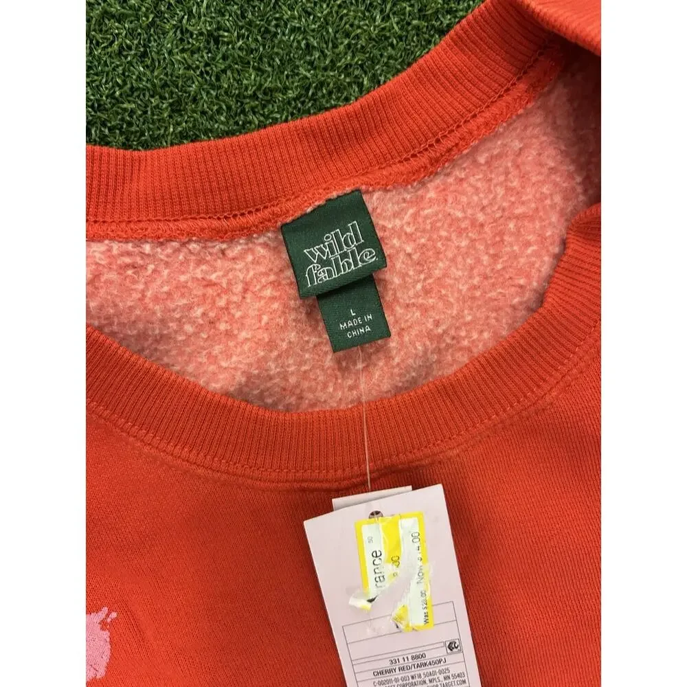 wild fable Red Graphic Crewneck Sweatshirt - Picture 3 of 6